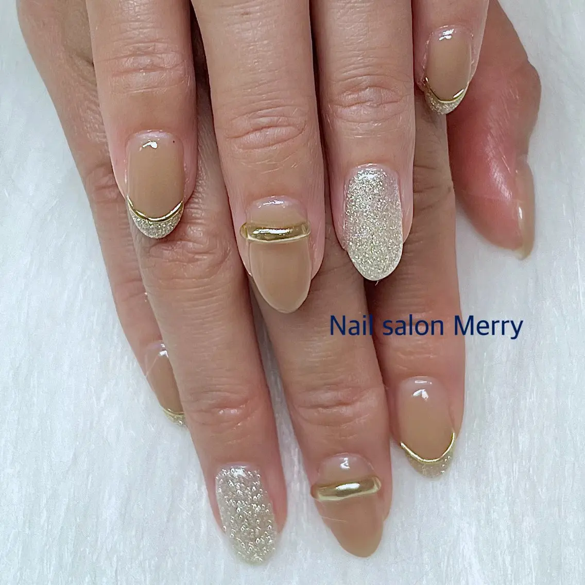ネイル ピンク ハンドネイル Nail salon Merryのネイルデザイン