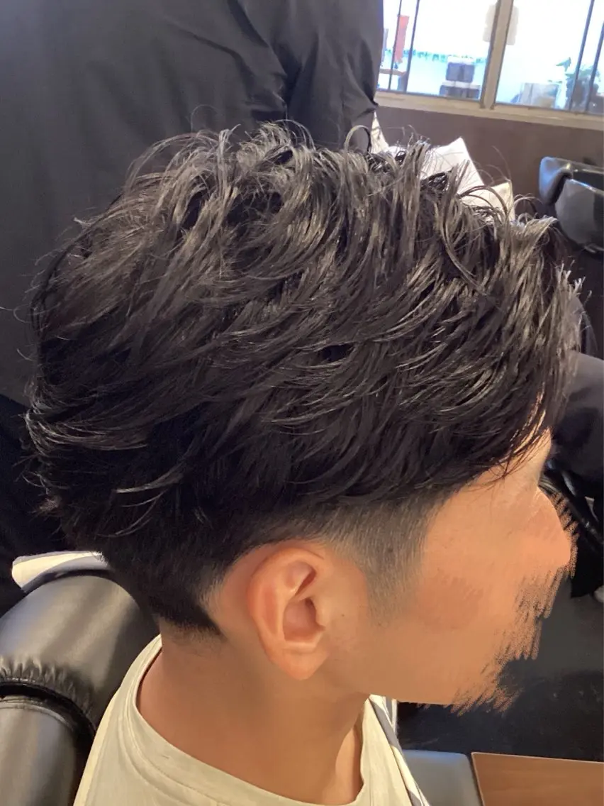 ショート メンズ ショートヘア パーマ特化/南保 匠のヘアスタイル