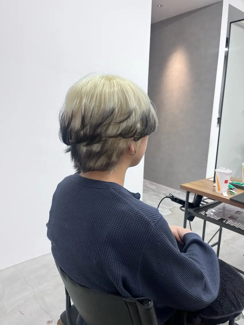 ショート カラー ヘアカラー Telasu/ wakabaのヘアスタイル