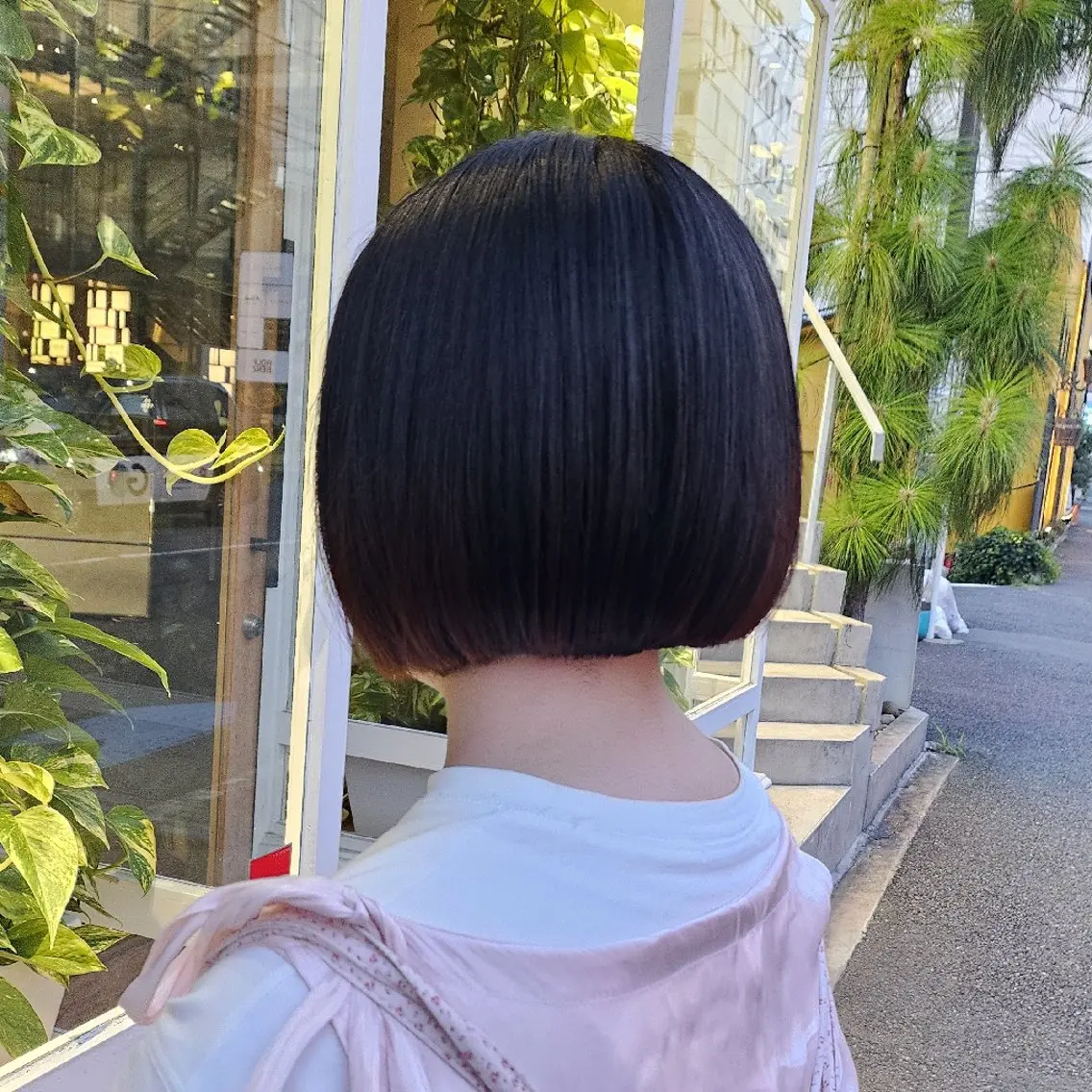 ショート ボブ カット あべかりん/原宿 /マツパ/ハイトーンのヘアスタイル