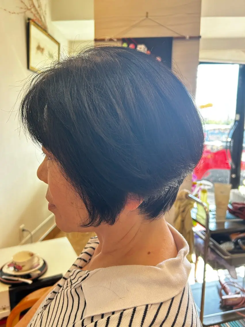 ショート カラー ショートボブ ボブ ショートヘア 吉村 秀子のヘアスタイル
