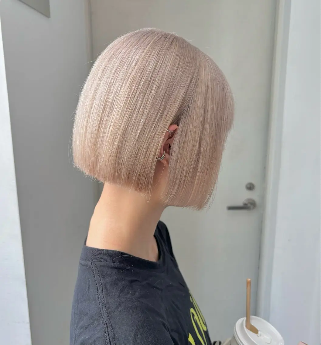 ショート カット ヘアカラー トリートメント akina*ブリーチ ♡トレンドヘアのヘアスタイル