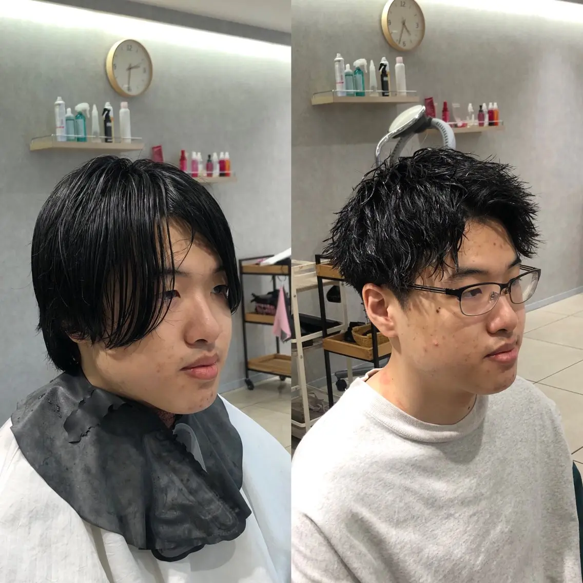 パーマ メンズ 【持ちが良い!メンズ パーマ】田中颯汰のヘアスタイル