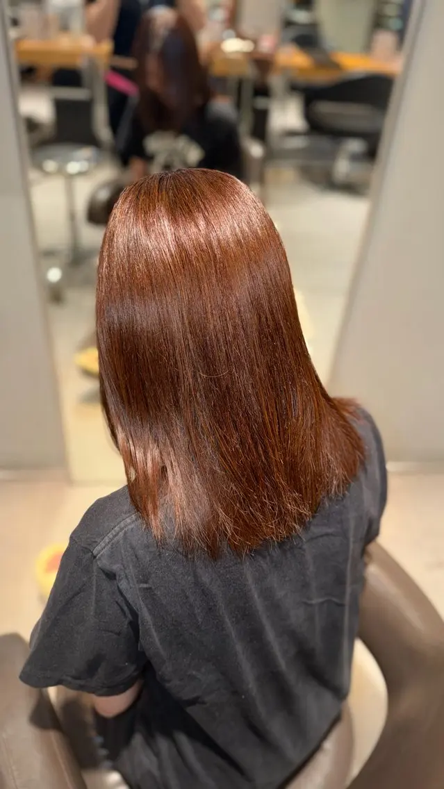 ヘアカラー➕10分水素ヘッドスパ🫧の写真