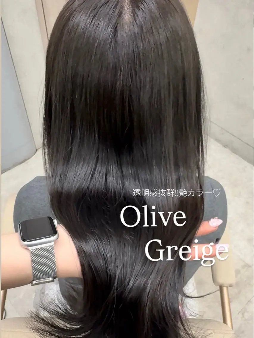 ロング ヘアカラー トリートメント 韓国ヘア 🇰🇷 natsukiのヘアスタイル