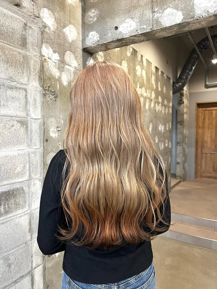 ロング カラー ヘアカラー トリートメント fit /HONOKAのヘアスタイル
