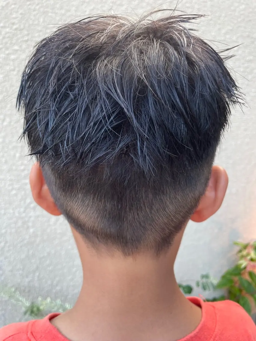 メンズ キッズ 知念 美来のヘアスタイル
