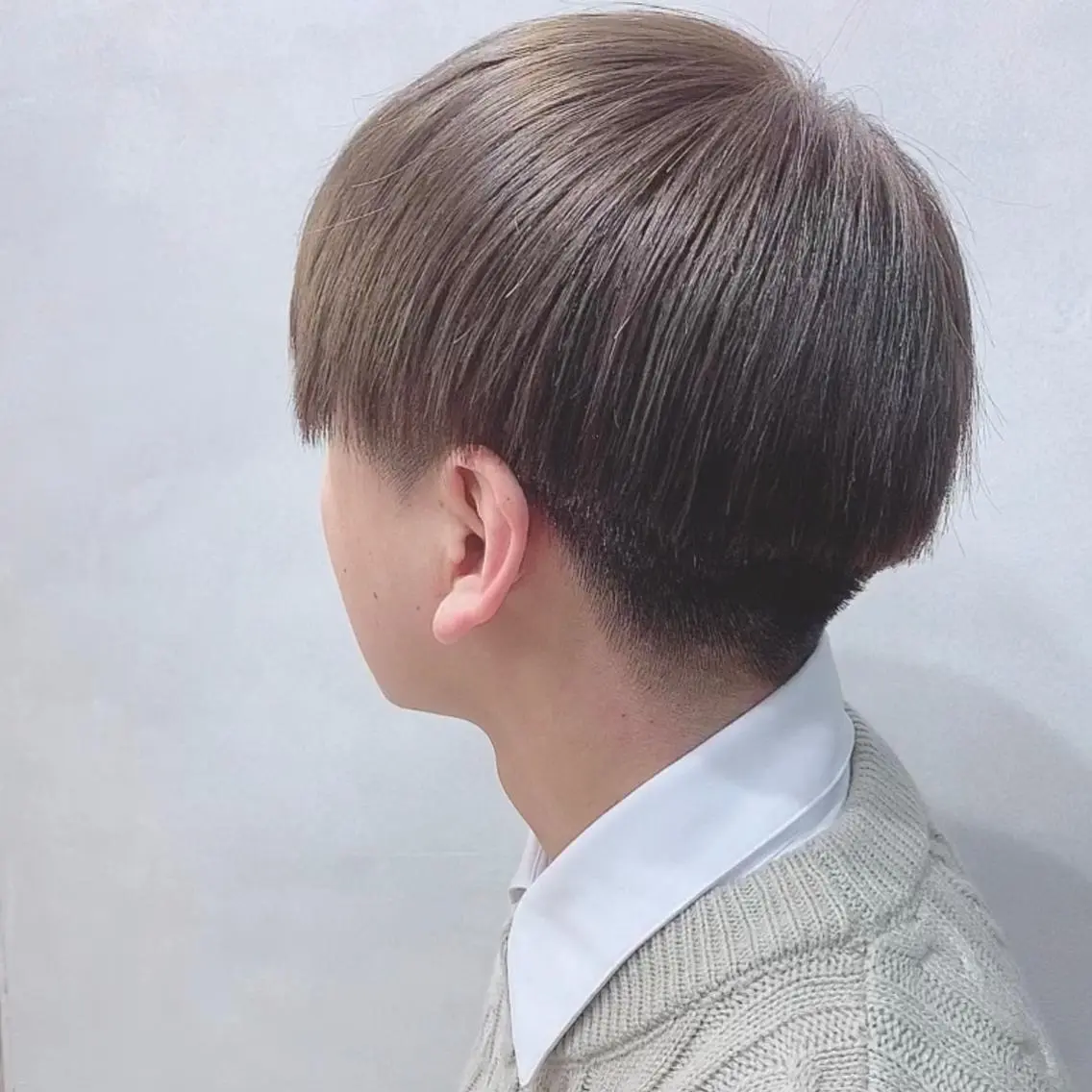 ミディアム カラー パーマ メンズ FAAM Tsuneのヘアスタイル