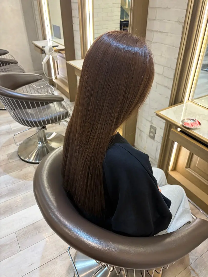 ロング カラー トリートメント ヘアカラー 新宿/艶髪*.+ﾟ Harukaのヘアスタイル