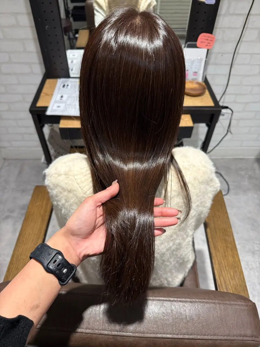 カラー Misaki/坂戸/ 艶カラーのヘアスタイル