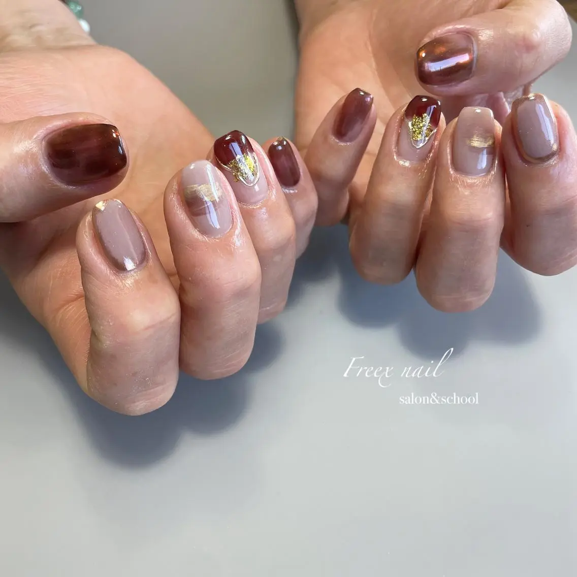 ネイル ニュアンスネイル ハンドネイル ハンドケア freex nail /ニュアンス/個性派のネイルデザイン