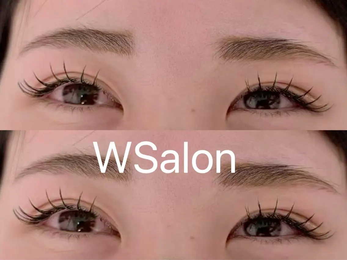 マツエク・マツパ 付け放題 バインドロック カラーマツエク フラットラッシュ 韓国風マツエク W Salon アイラッシュのマツエク・マツパデザイン
