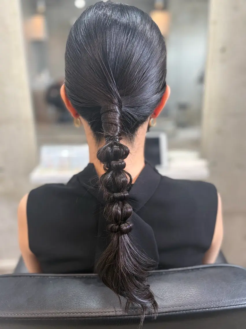 ロング ヘアアレンジ 結婚式・ブライダル ヘアセット karen 髪質改善のヘアスタイル