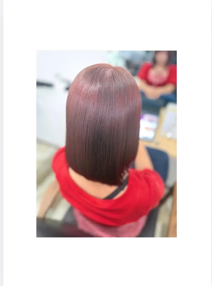 カラー カット ヘアカラー 髪質改善🪽 森川☜⁠ ☜⁠ のヘアスタイル