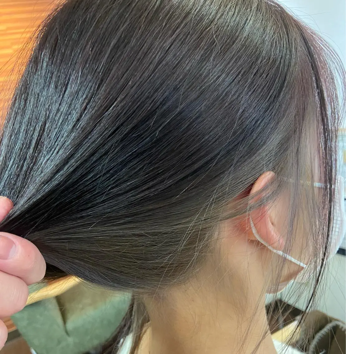 ミディアム カラー ヘアカラー 💜推しインナー カラー/菊池柊真💜のヘアスタイル