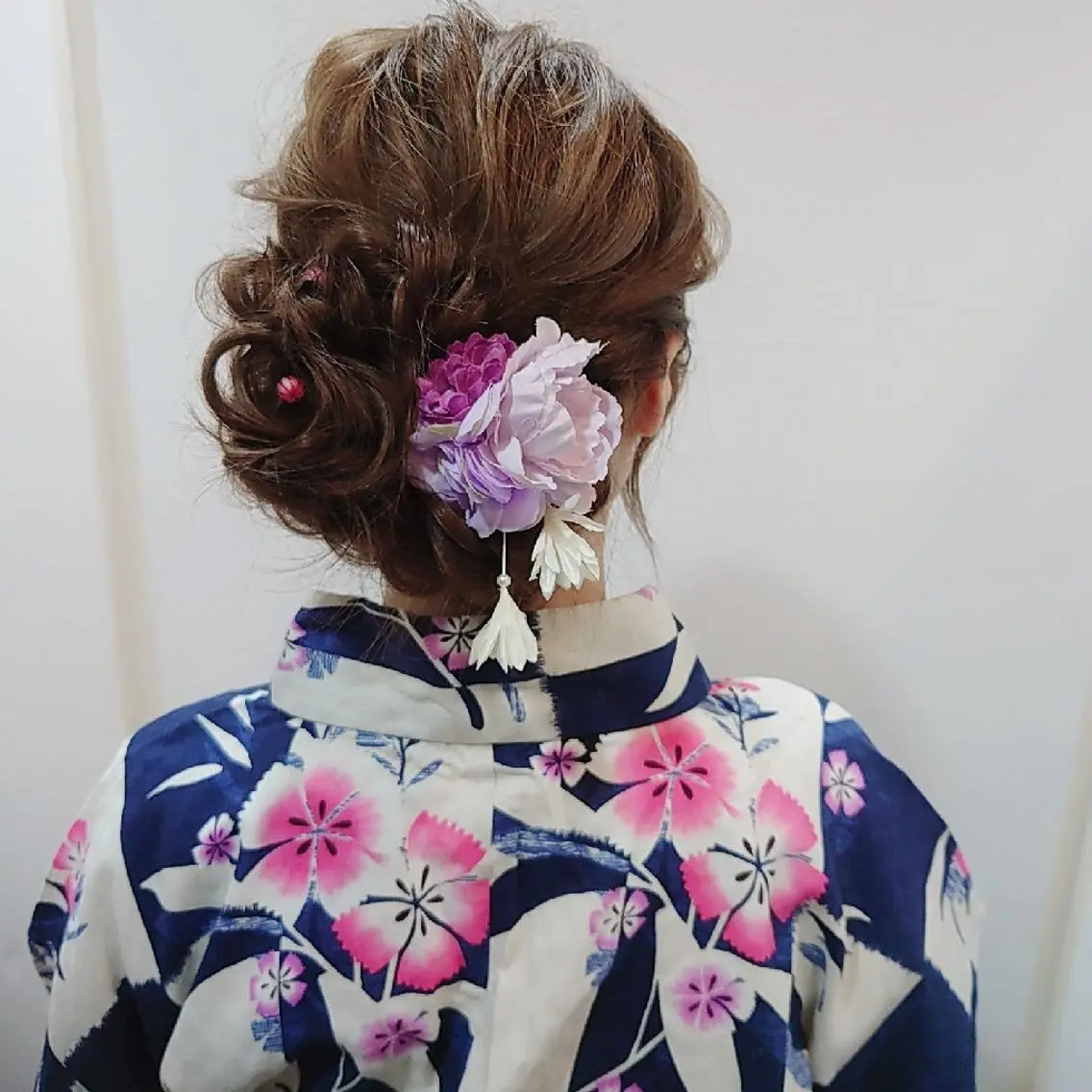 夏祭りや花火に🌌浴衣着付＆ヘアアレンジ🎆夏のイベントにはプロの着付とヘアアレンジで💖の写真