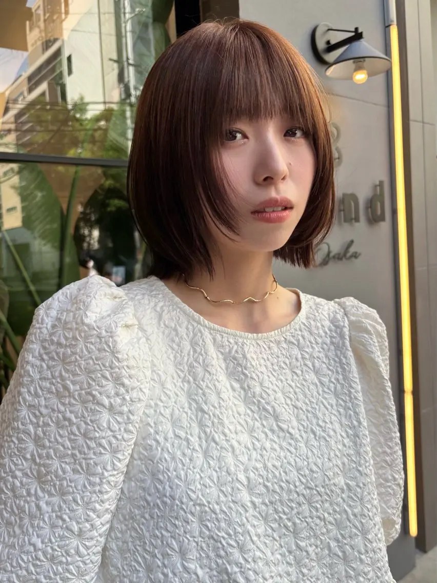 ショート ボブレイヤー ボブ レイヤーカット すが みさとのヘアスタイル