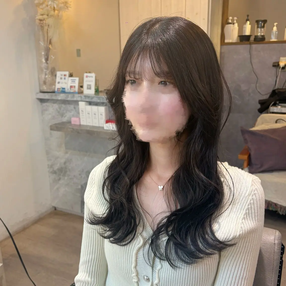 カラー ブラウンカラー ヘアカラー トリートメント ゆ ののヘアスタイル