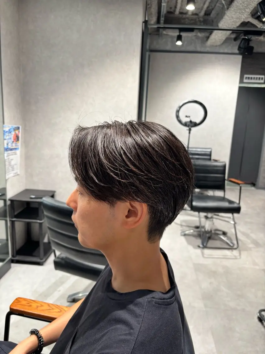 メンズ センターパート カット メンズ専門店NEXT NEO パーマ特化のヘアスタイル