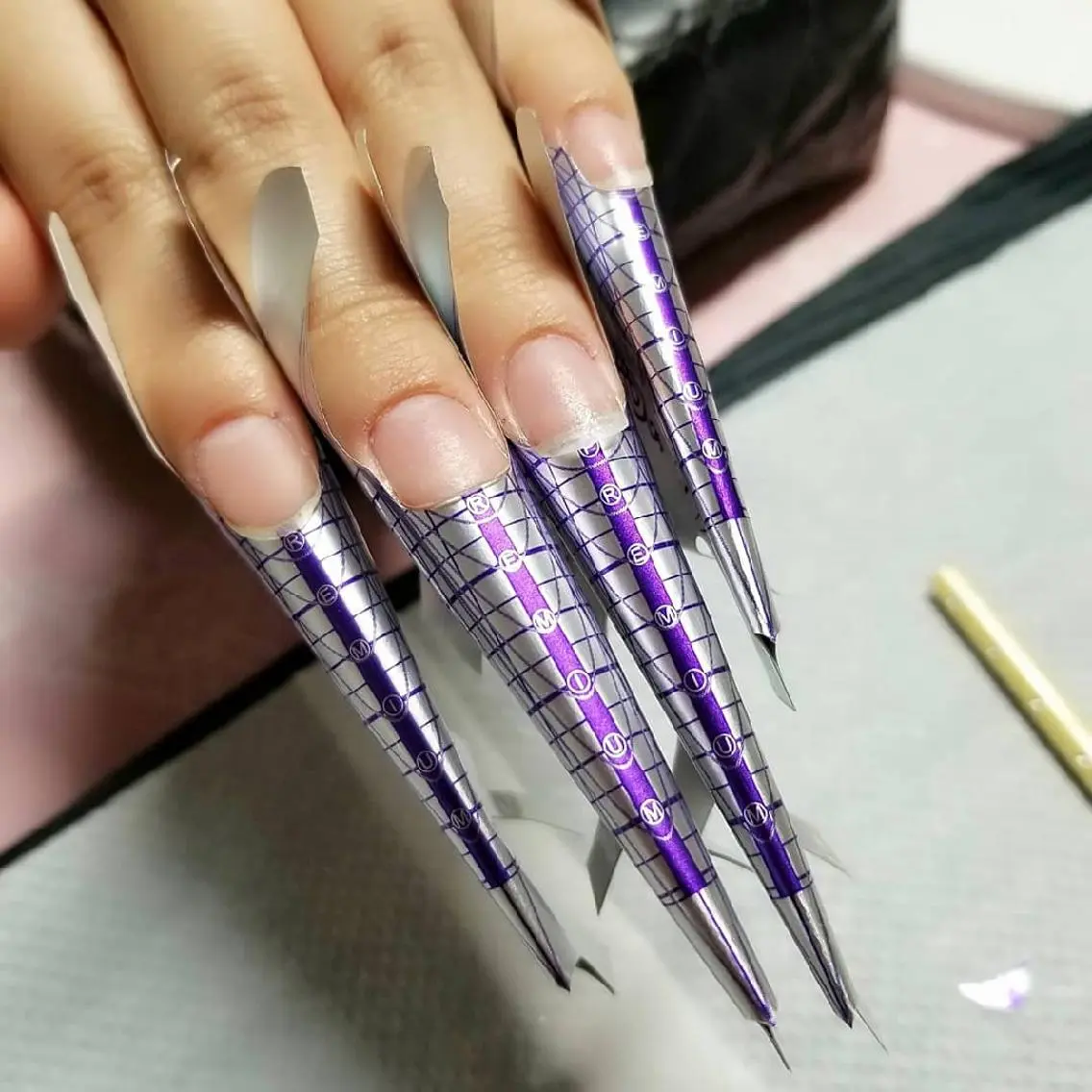 ネイル ロングネイル スカルプネイル nail salon ipuniのネイルデザイン