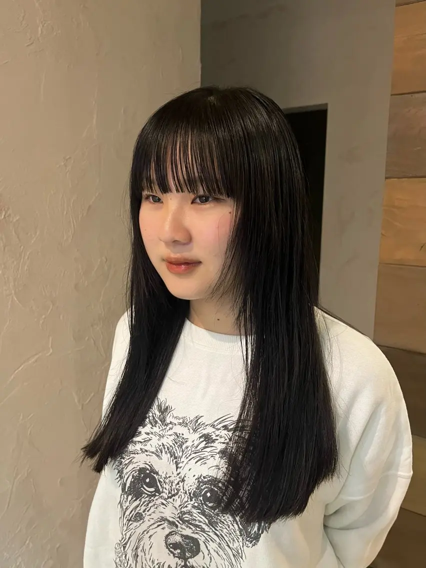 ロング レイヤーカット 村松 かほのヘアスタイル