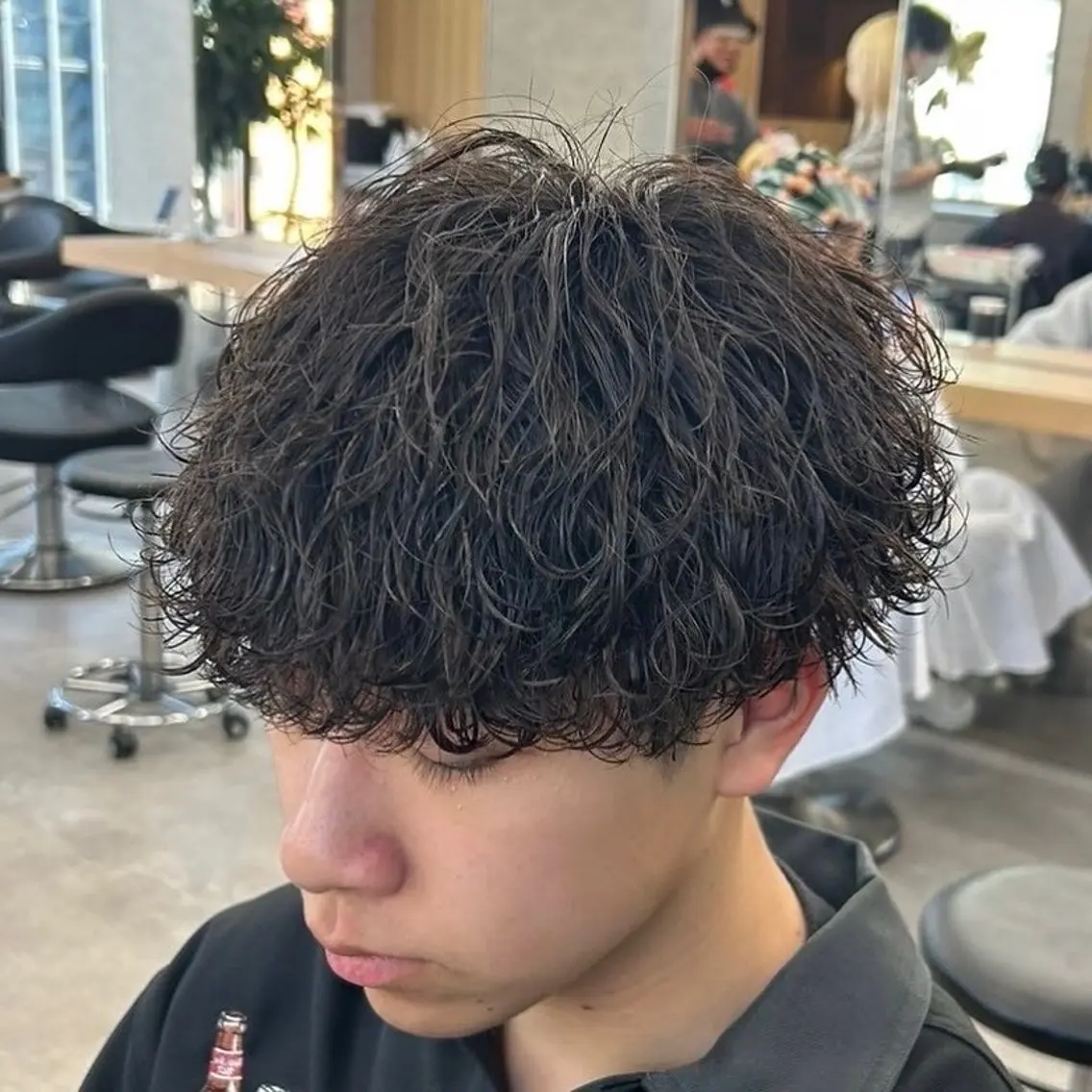 ショート パーマ メンズ 🖤Ayumi🖤 メンズ特化❤️‍🔥のヘアスタイル