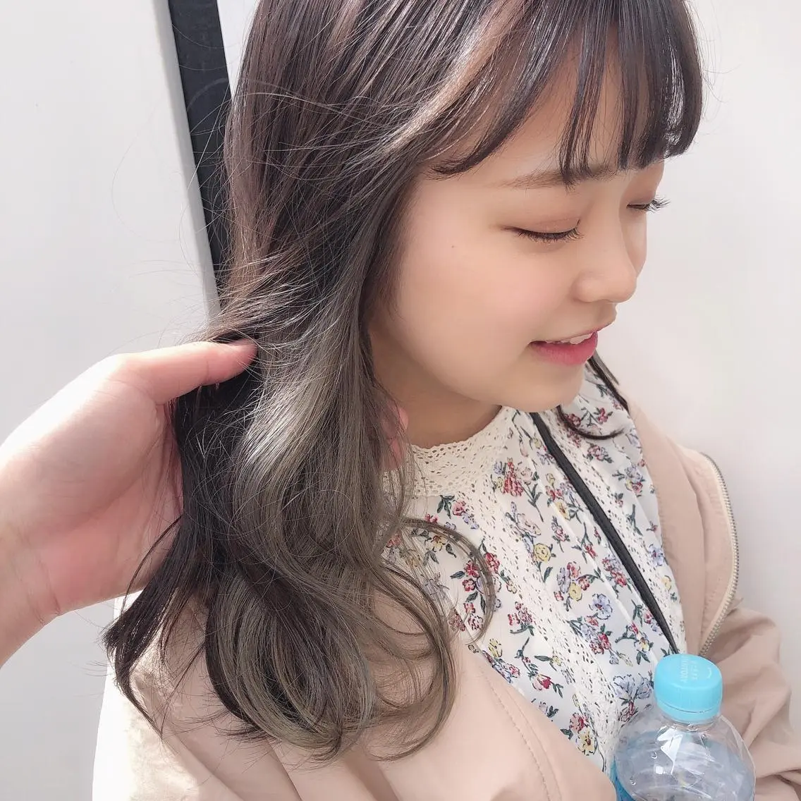 ロング カラー 透明感カラー× レイヤーカット✨高梨のヘアスタイル