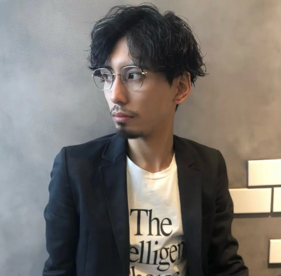 メンズ センターパート ✂️メンズ特化美容師 💈【まりん】のヘアスタイル