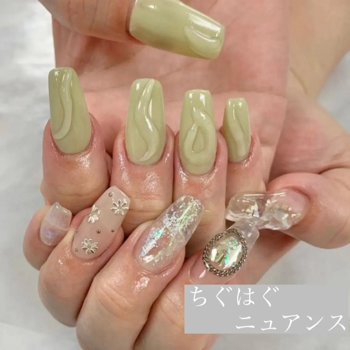 ネイル ジェルネイル 韓国ネイル ニュアンスネイル オフィスネイル パラジェル if nailのネイルデザイン