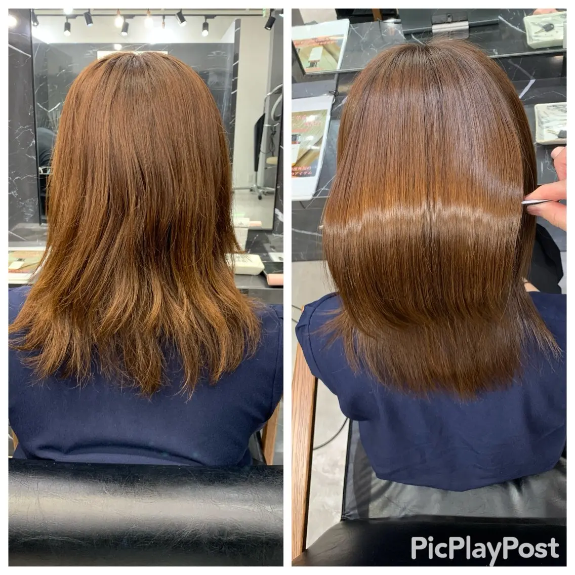 セミロング 髪質改善 トリートメント トリートメント 大西 魁知のヘアスタイル
