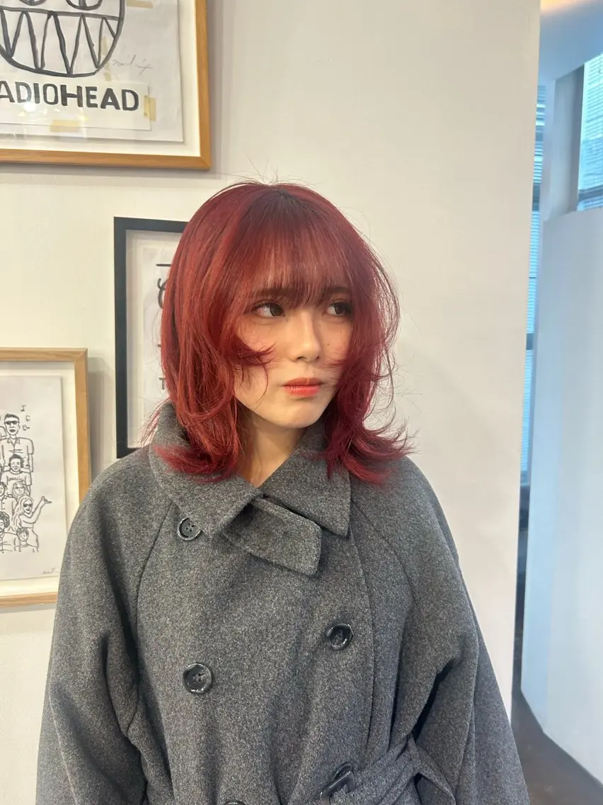 カラー かがやしづ ⭐️カラーモデルのヘアスタイル