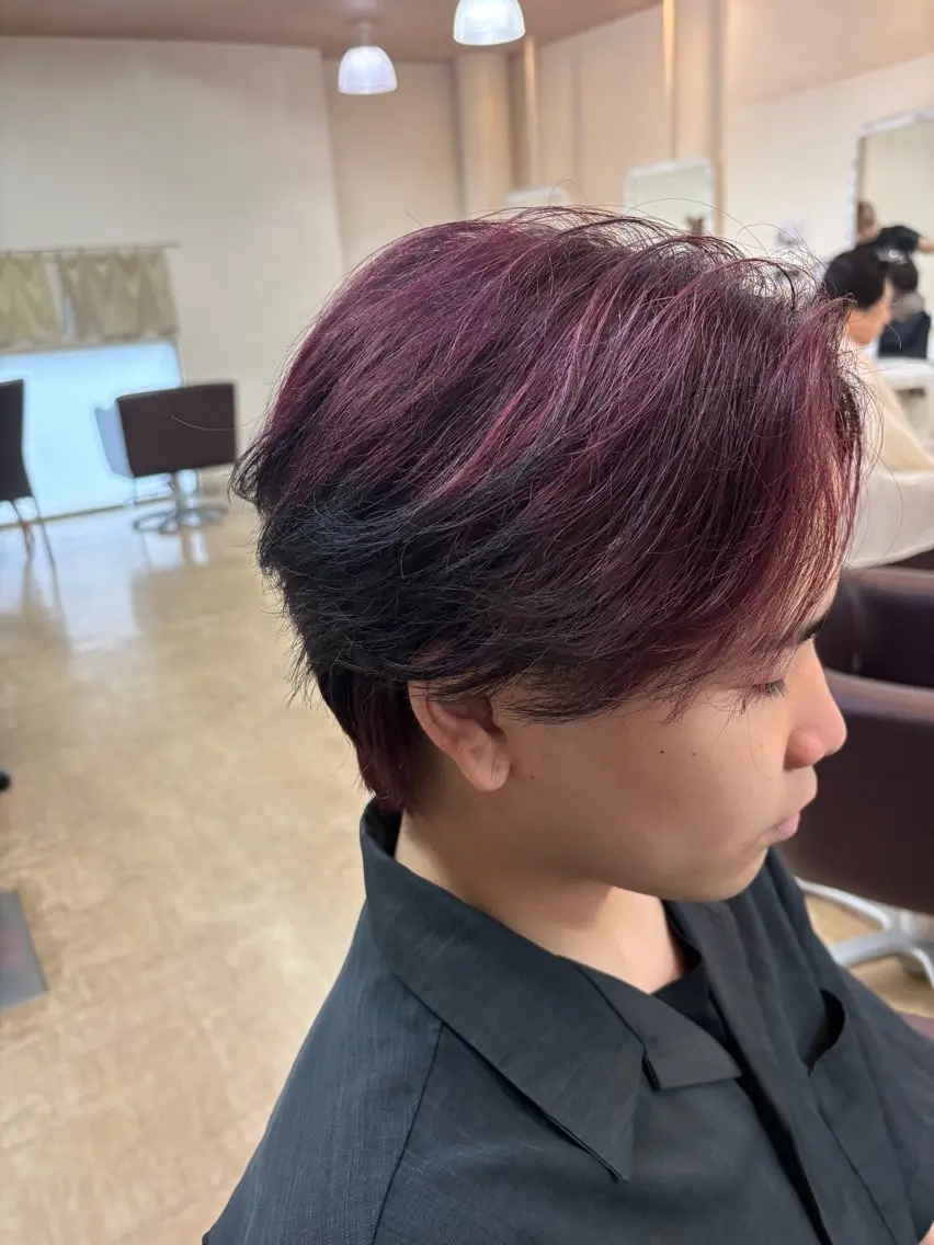 ショート カット ヘアカラー トリートメント 桜井 陸のヘアスタイル