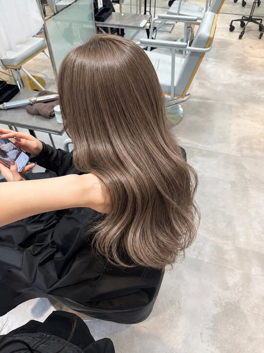 ロング カラー カット ヘアカラー 伶風/ ボブのヘアスタイル