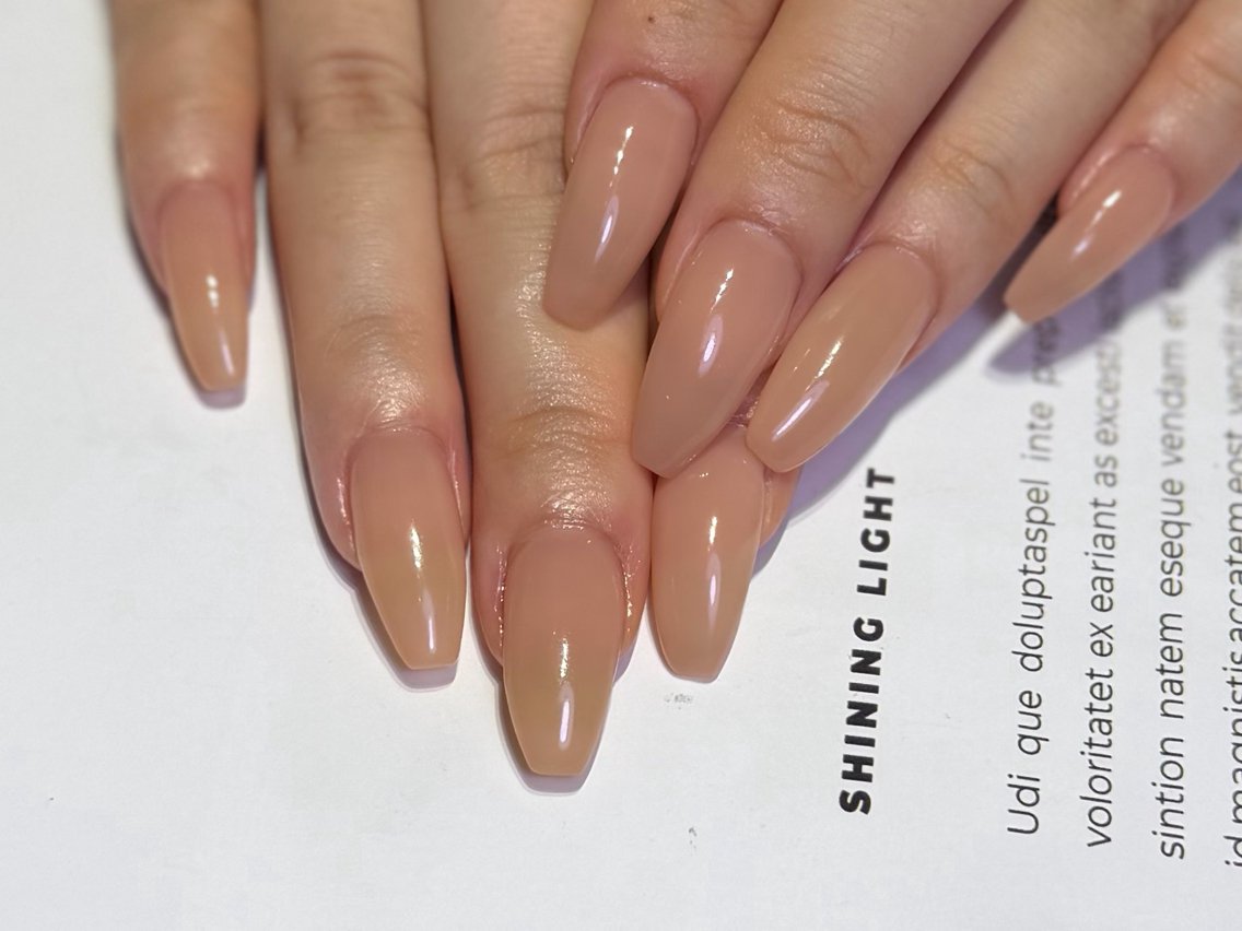 ネイル ワンカラーネイル ハンドネイル Mnailsalon フィルイン対応サロンのネイルデザイン