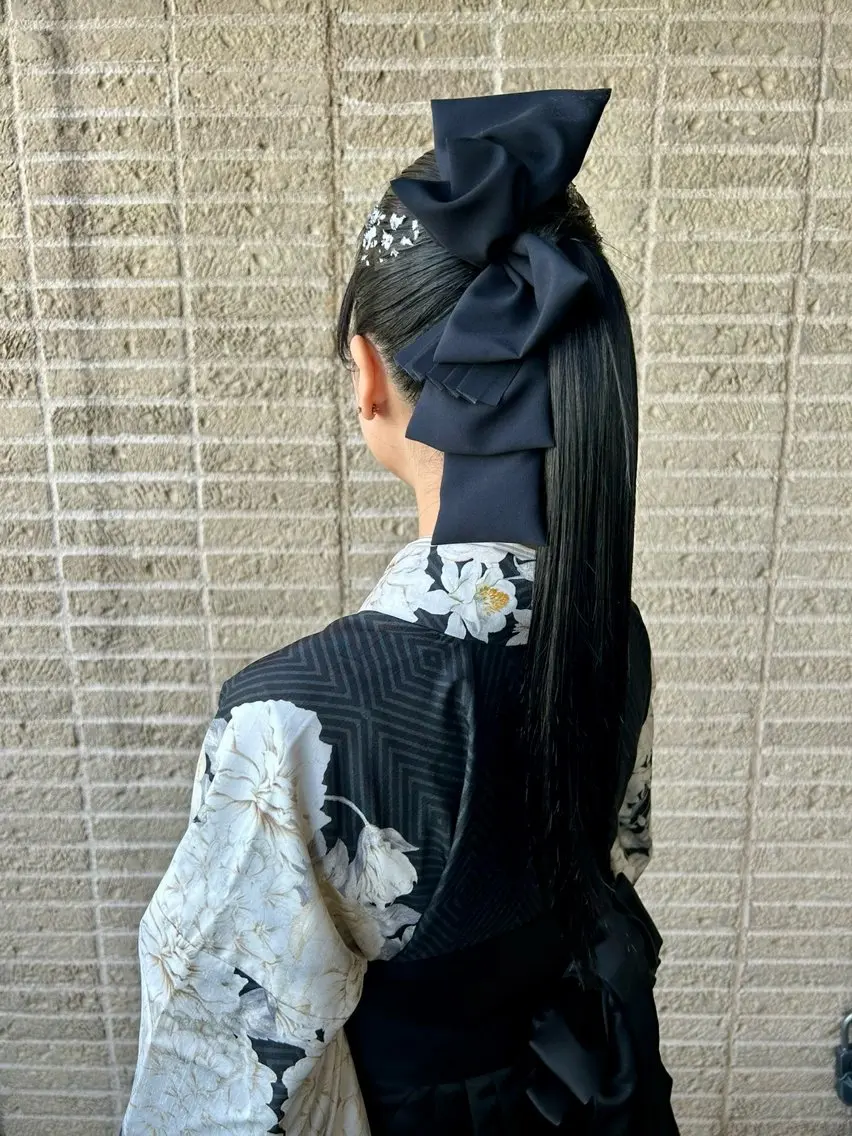 着付け 似合わせ⌇お洒落 カット⌇平野あみのヘアスタイル