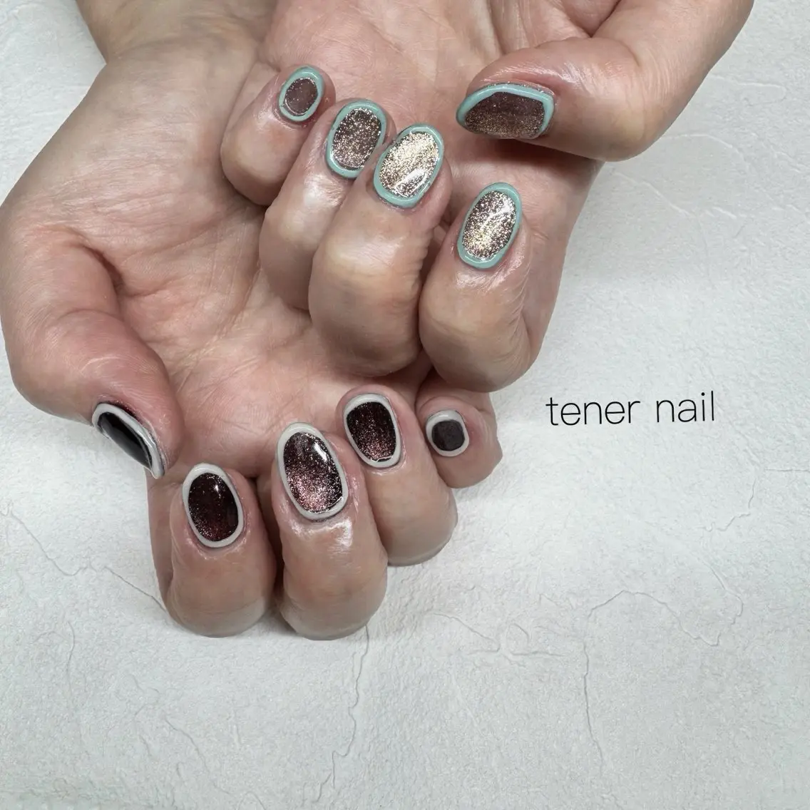 ネイル ぷっくりネイル ハンドネイル テネルネイル tener nailのネイルデザイン