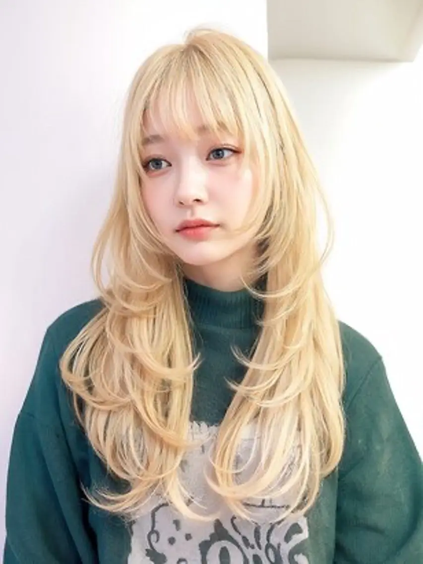 カラー ブロンド ヘアカラー 似合わせカット/ 髪質改善🌼MAKIのヘアスタイル