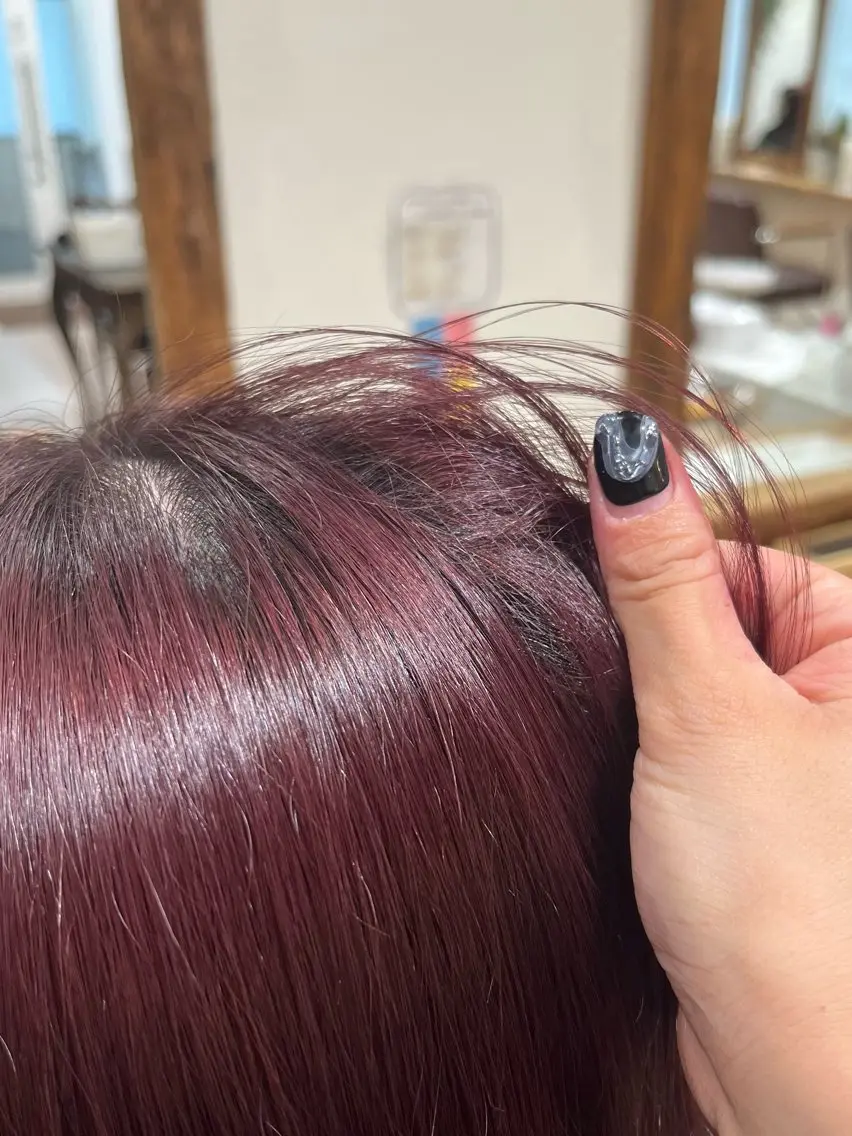 ロング カラー ダブルカラー イヤリングカラー ハイライトカラー ハイトーンカラー インナーカラー ヘアカラー 髪質改善&艶カラー/ ほんだあみ (♡)のヘアスタイル