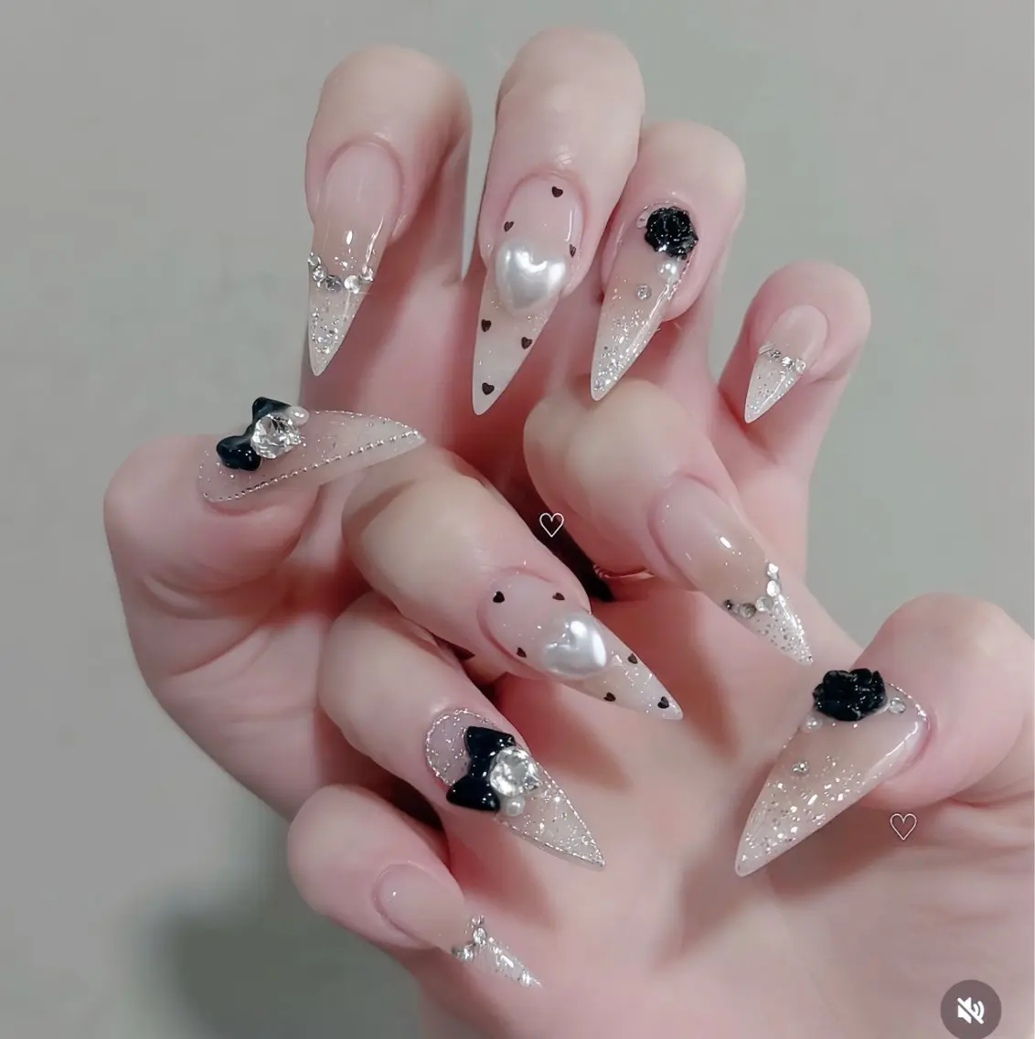 ネイル アニマル柄 べっ甲ネイル ブルー ボルドー ブラウン ハンドネイル Rin Nail 新大久保店のネイルデザイン