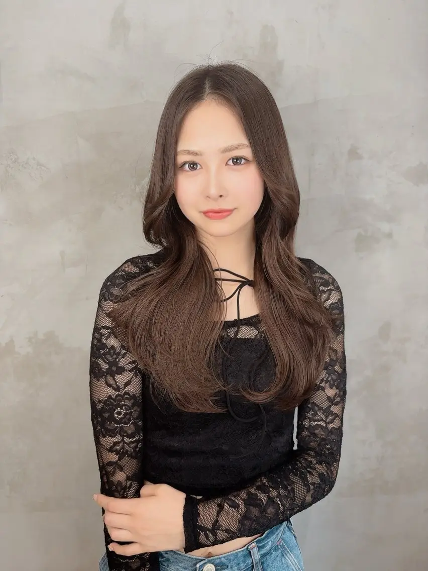 ロング カラー 💖韓国風艶髪ヘア 💖EREN🦋のヘアスタイル