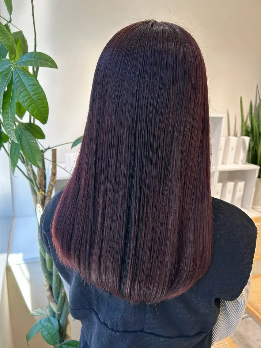 ロング カラー ピンクカラー 🩰ニシムラヒカリ 半個室salon♡*のヘアスタイル