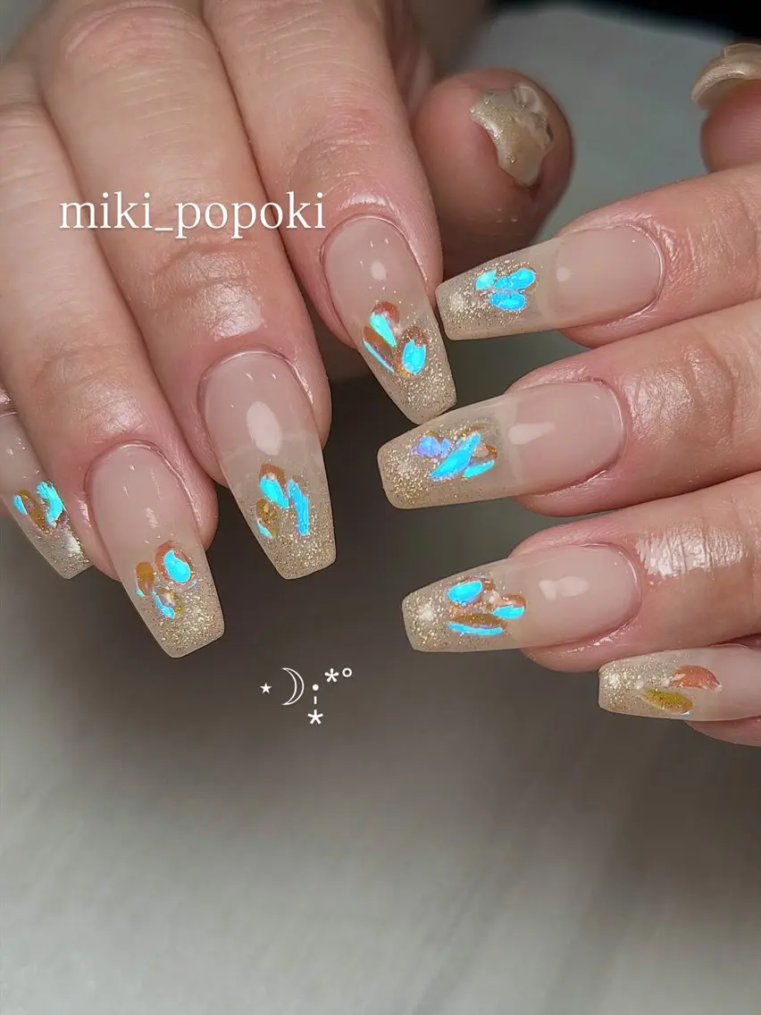 ネイル アートネイル 長さ出し ハンドネイル 個性派/ちゅるん/ モチ好評◎｜MIKIのネイルデザイン