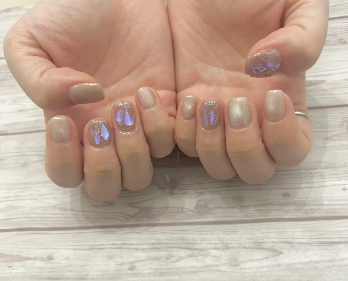 ネイル ショートネイル ハンドネイル MYu Beauty Salon YURIのネイルデザイン