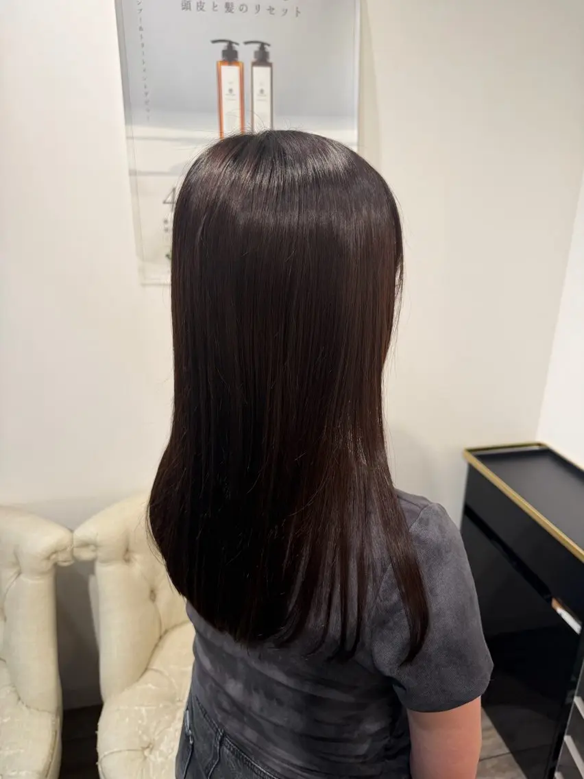 ロング カット ヘアカラー 艶髪透明感カラー🩶 ✨Miriのヘアスタイル