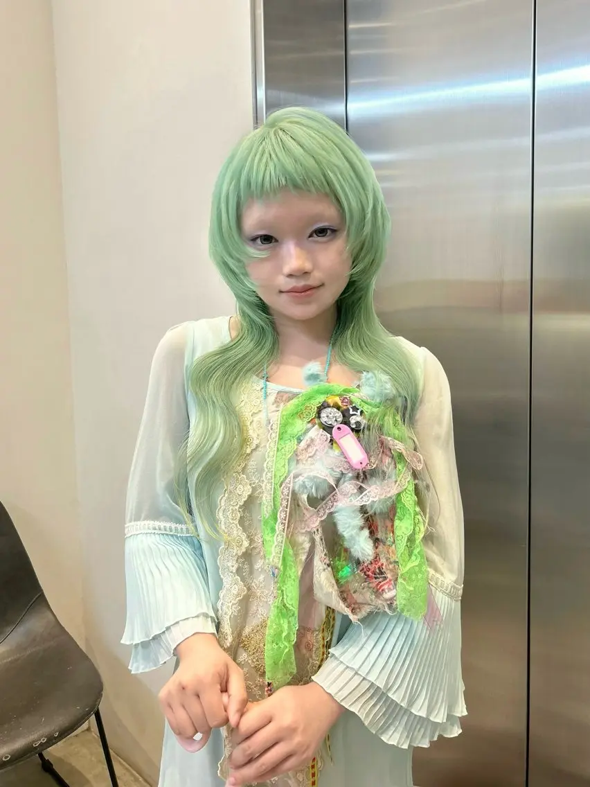 ロング カラー ハイトーンカラー レイヤーカット レイヤーカット♡ のぐちまおのヘアスタイル