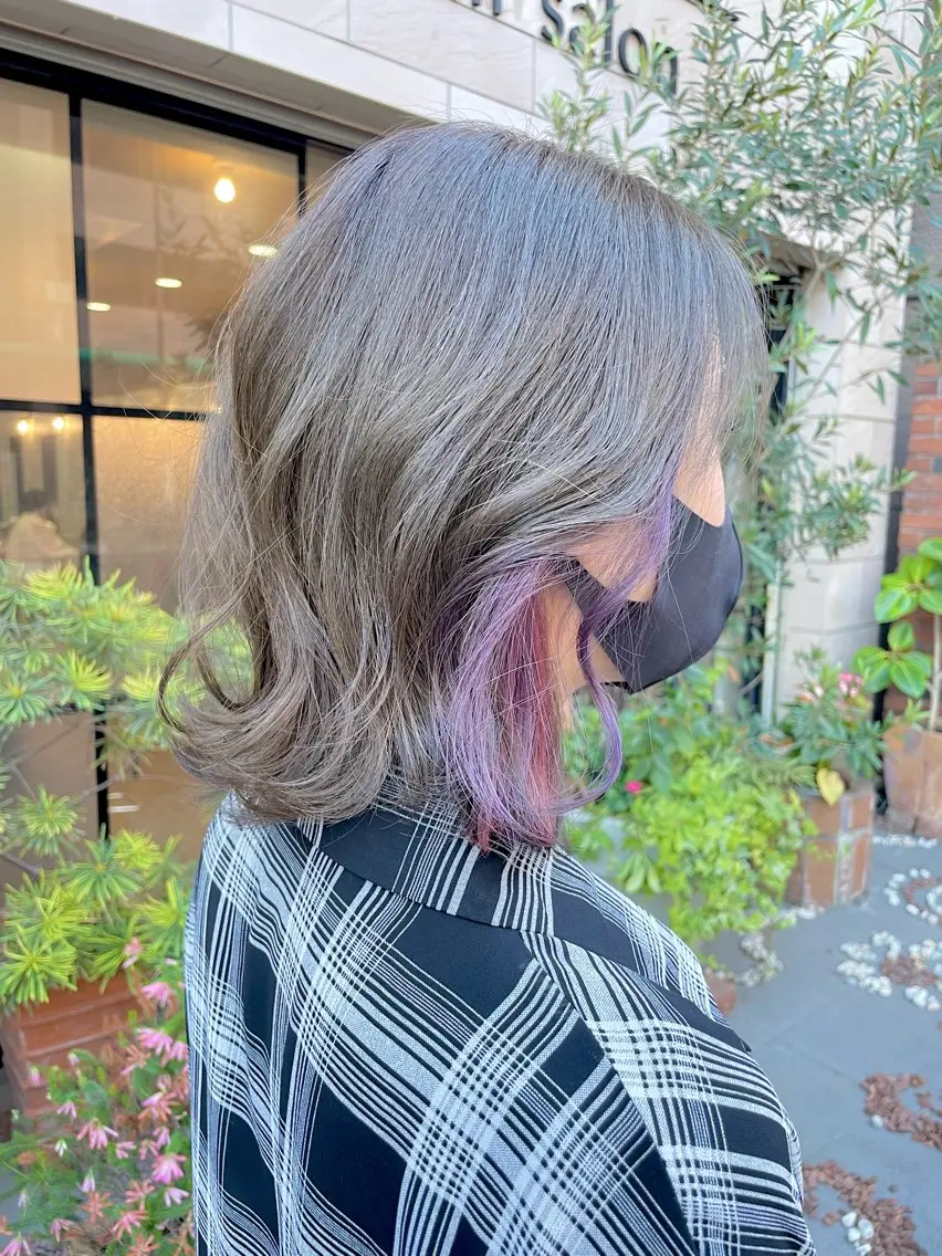 ミディアム カラー カット ヘアカラー SHIAN 八王子 🦋小林 美羅🦋のヘアスタイル