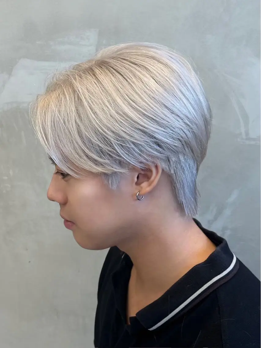 カラー メンズ ヘアカラー 岸田 和樹のヘアスタイル