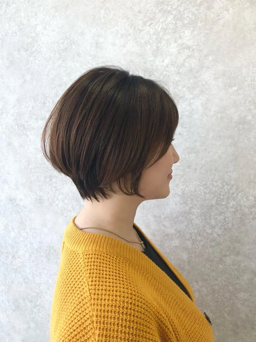 ショート ショートヘア 小顔カット 飛田 由貴のヘアスタイル
