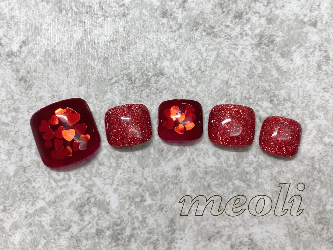 ネイル フットネイル nail salon meoli メグのネイルデザイン