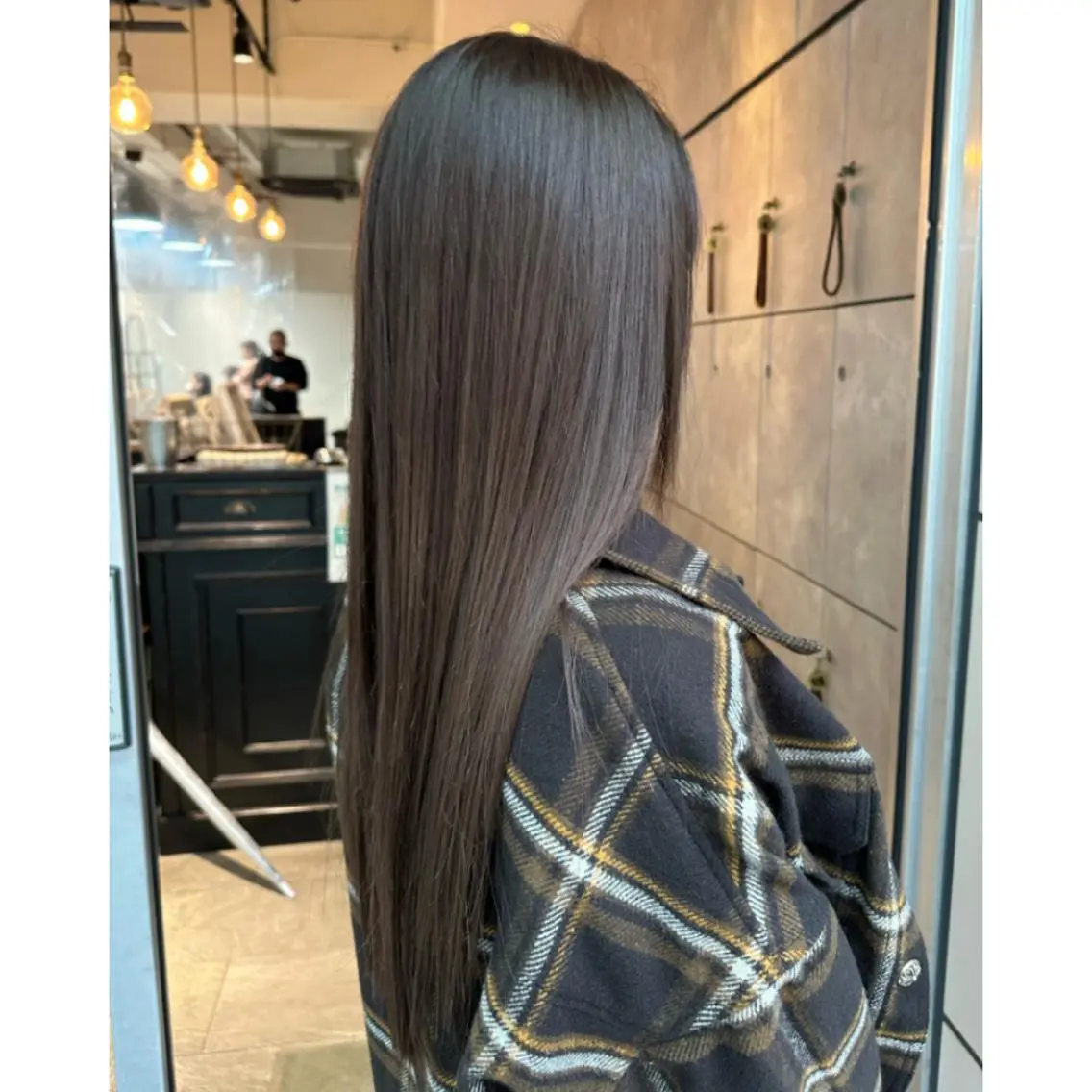 セミロング カラー ヘアアレンジ キッズ イルミナカラー トリートメント BRAIDS💎愛子 大人ハイライト💎のヘアスタイル